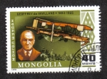 Stamps Mongolia -  Geoffrey de Havilland and D.H. 66 Hercules (1920s)
