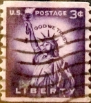 Stamps United States -  Intercambio 0,20 usd 3 cents. 1954