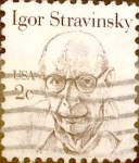 Stamps United States -  Intercambio 0,20 usd 2 cents. 1982