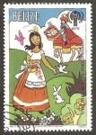 Stamps Belize -  La Bella Durmiente