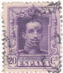 Stamps Spain -  Alfonso XIII- Tipo Vaquer (18)