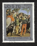 Stamps Laos -  Raphael, 500th birth anniv.