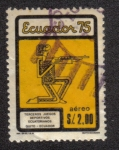 Stamps Ecuador -  Terceros Juegos Deportivos Ecuatorianos