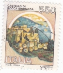 Stamps Italy -  Castillo de Roca Sinibalda