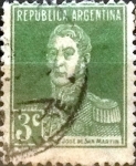 Stamps Argentina -  Intercambio 0,25 usd 3 cents. 1923
