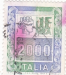 Stamps Italy -  escudo