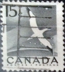 Stamps Canada -  Intercambio 0,20 usd 15 cents. 1954
