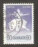 Stamps Denmark -  Ballet nacional, y festival de la música