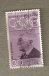 Stamps Germany -  Baron Coubertin