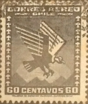 Stamps Chile -  Intercambio 0,20  usd  60 cents. 1935
