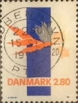 Stamps Denmark -  Intercambio 0,25 usd 2,80 krone 1987
