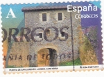 Stamps Spain -  puerta de San Lorenzo- Cantabria (19)