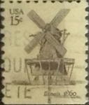 Stamps United States -  Intercambio 0,20 usd 15 cents. 1980