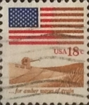 Stamps United States -  Intercambio 0,20 usd 18 cents. 1981