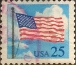 Stamps United States -  Intercambio 0,20 usd 25 cents. 1988