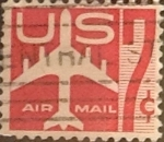 Stamps United States -  Intercambio 0,20 usd 7 cents. 1960