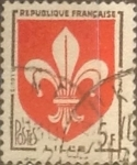 Stamps France -  Intercambio 0,20 usd 5 francos 1958