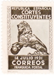 Stamps Spain -  cortes constituyentes (20)