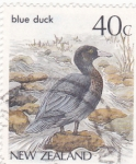 Stamps New Zealand -  pato azul