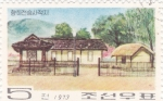 Stamps North Korea -  casas típicas coreanas