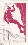 Stamps Romania -  escalada