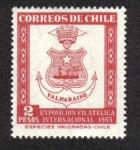 Stamps Chile -  Exposición Filatélica Internacional