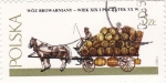 Stamps Poland -  transporte de barriles de vino