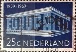 Stamps Netherlands -  Intercambio crxf 0,20 usd 25 cents. 1969