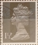 Stamps United Kingdom -  Intercambio 0,20 usd 1,5 p. 1971
