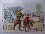 Stamps United Kingdom -  Navidad.