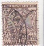 Stamps India -  rey George V
