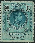 Stamps Europe - Spain -  Alfonso XIII. Tipo Medallón
