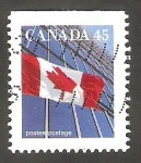 Stamps Canada -  1416 a - Bandera