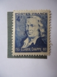 Stamps Italy -  Claude Chappe )Frances) 1763-1805