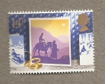 Stamps United Kingdom -  Navidades 1988