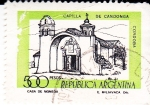 Stamps Argentina -  capilla de Candonga