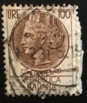 Stamps Italy -  Moneda de Siracusa