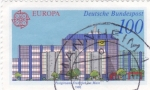 Stamps Germany -  EUROPA CEPT- ilustracion edificios