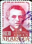 Stamps Nicaragua -  Intercambio cr5f 0,20 usd 30 cent. 1956