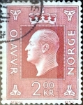 Stamps Norway -  Intercambio 0,20 usd 2 krone 1970