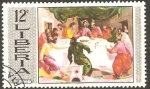 Stamps Liberia -  La cena, de El Greco