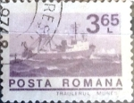 Stamps Romania -  Intercambio 0,20 usd 3,65l. 1974
