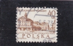 Stamps Poland -  panorámica de Varsobia