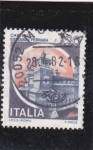 Stamps Italy -  castello Estense Ferrara