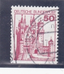 Stamps Germany -  castillo de Neuschwanstein