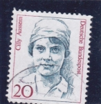 Stamps Germany -  Cilly Aussem