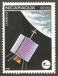 Stamps Nicaragua -  1165 - Intelsat, Telecomunicaciones internacionales por satélites