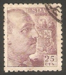 Stamps Spain -  923 - General Franco