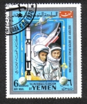 Stamps Yemen -  Exploración del Espacio