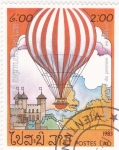 Stamps Laos -  Globo